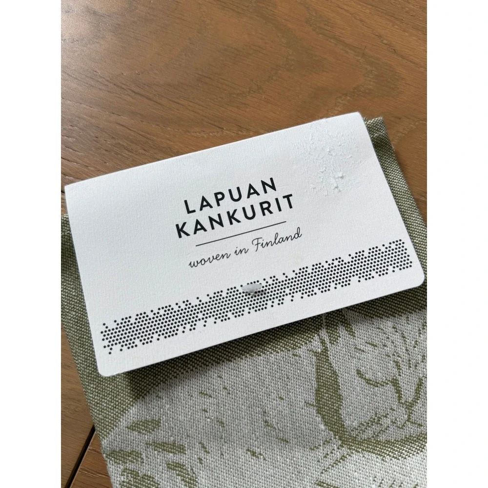 NEW Lapuan Kankurit Tea Towel 46x70cm Kissanpäivät Cat Linen Cotton Finnish